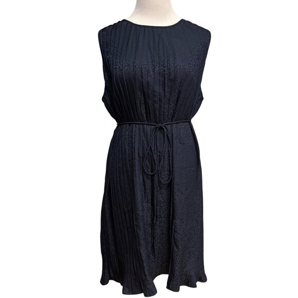 Banana Republic Factory Jacquard Pleated Mini Dress‎ - Size L - Picture 1 of 9